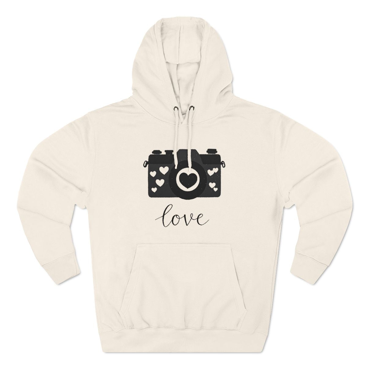 Color: Sandshell | Minimalist Camera Design Hoodie