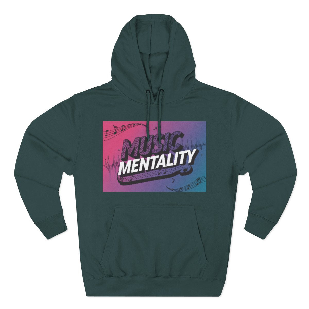 Color: Sports Green | Size: S | Product: Music Mentality Expressive Hoodie | Category: Unisex