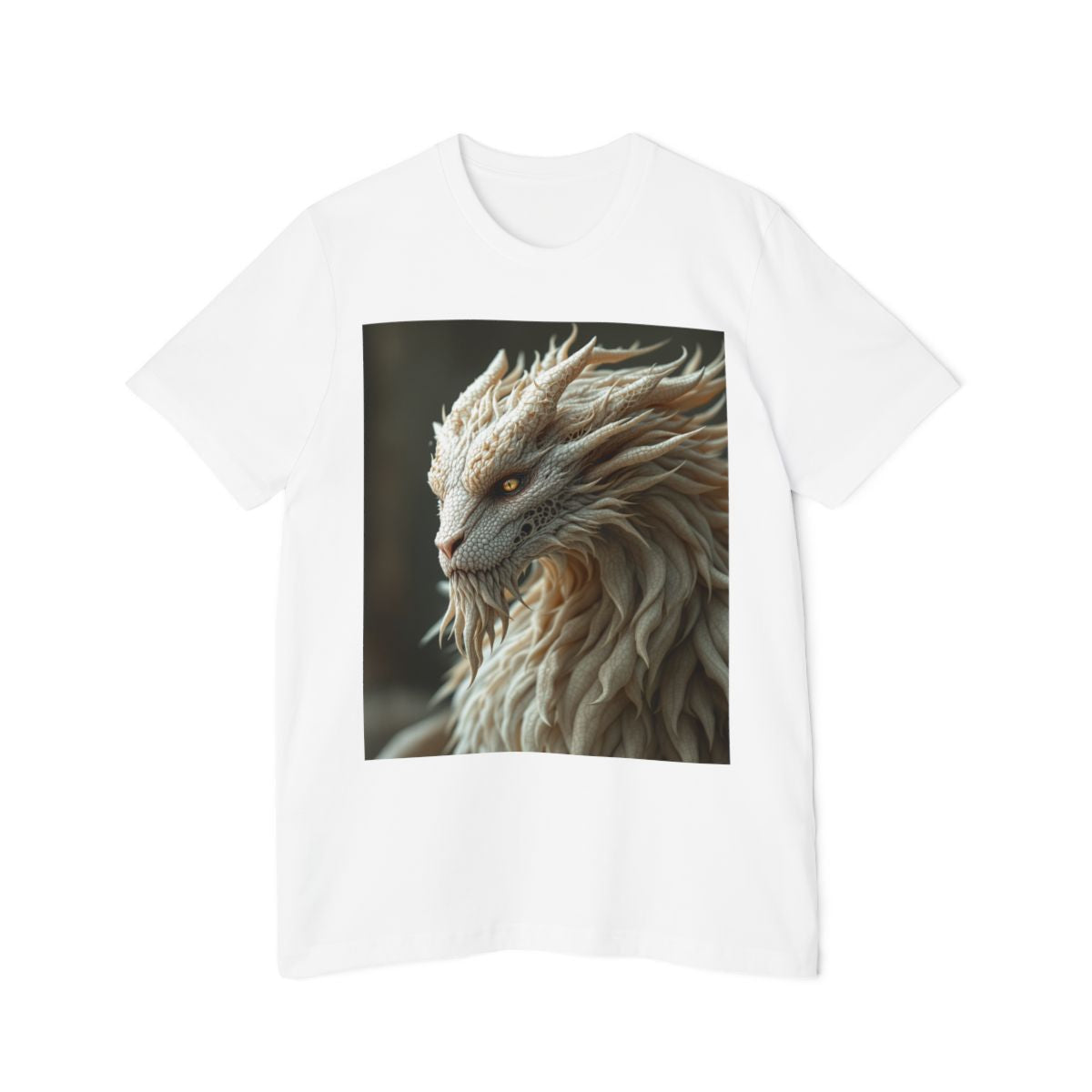 Color: White | Size: XS | Product: Mystical Creature Photorealistic T-Shirt | Category: Unisex