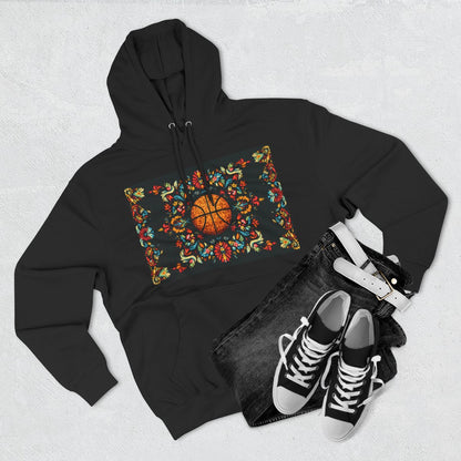 Color: Black | Size: S | Product: Panamanian Art Basketball Stylish Hoodie | Category: Unisex