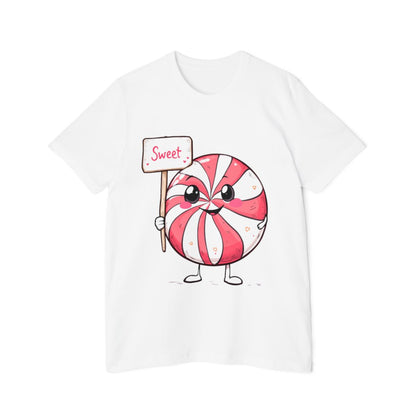 Color: White | Peppermint Orb Cartoon T-Shirt