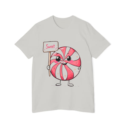 Color: Silver | Peppermint Orb Cartoon T-Shirt