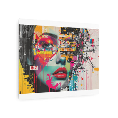 Size: 20" x 16" (Horizontal) | Product: Photorealistic Pop-Art Fusion Art Sign | Category: Unisex