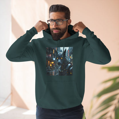 Color: Sports Green | Size: S | Product: Playful Dog Artistic Hoodie | Category: Unisex
