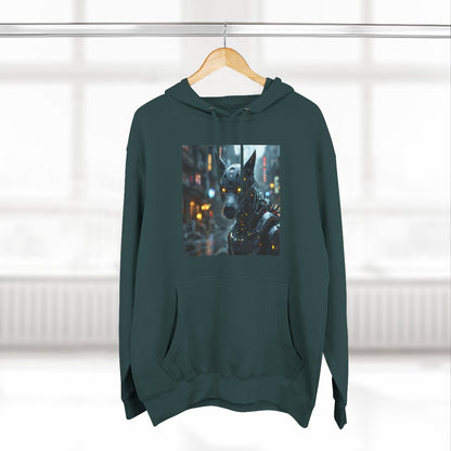 Color: Sports Green | Size: S | Product: Playful Dog Artistic Hoodie | Category: Unisex