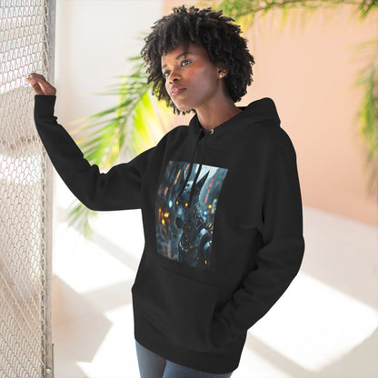 Color: Black | Size: S | Product: Playful Dog Artistic Hoodie | Category: Unisex