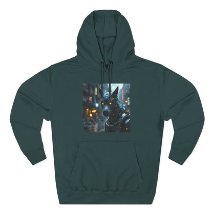 Color: Sports Green | Size: S | Product: Playful Dog Artistic Hoodie | Category: Unisex