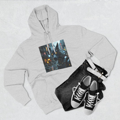 Color: Heather Grey | Size: S | Product: Playful Dog Artistic Hoodie | Category: Unisex