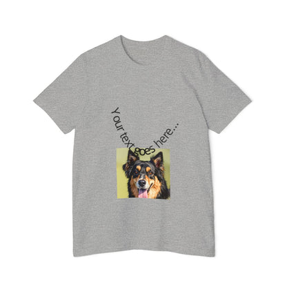 Color: Athletic Heather | Size: XS | Product: Realistic Dog Illustration T-Shirt | Category: Unisex