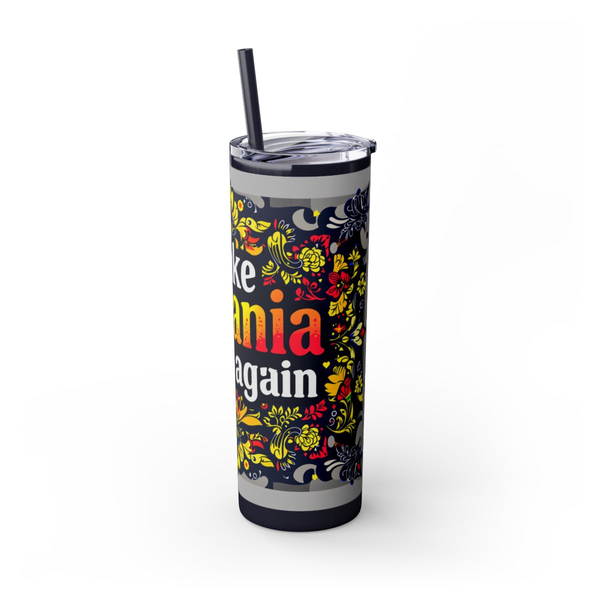 Color: Midnight | Size: 20oz | Product: Romanian Pride Statement Tumbler | Category: Unisex