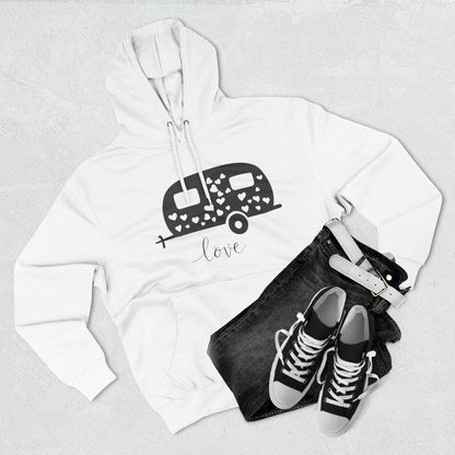 Color: White | Silhouette Caravan Minimalist Hoodie