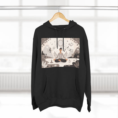 Color: Black | Size: S | Product: Spiritual Harmony and Music Hoodie | Category: Unisex