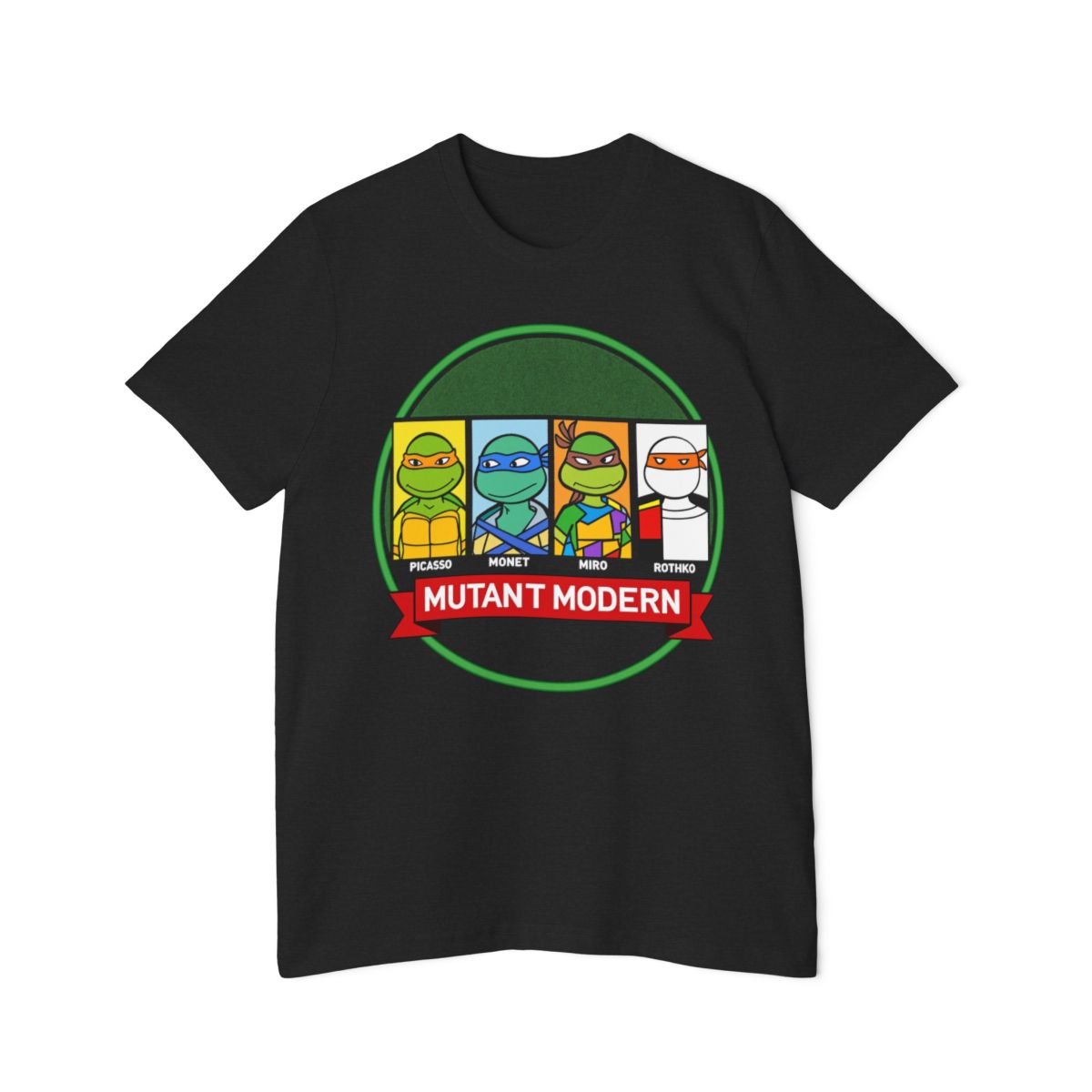 Color: Solid Black Blend | Teenage Mutant Modern Masters T-Shirt