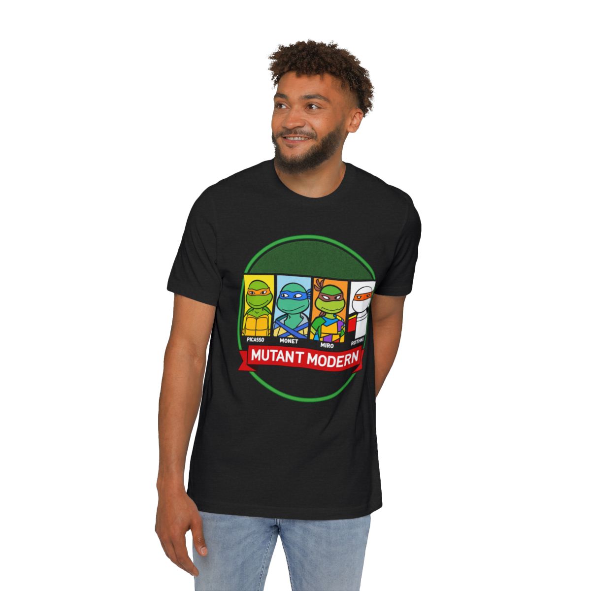 Color: Solid Black Blend | Teenage Mutant Modern Masters T-Shirt