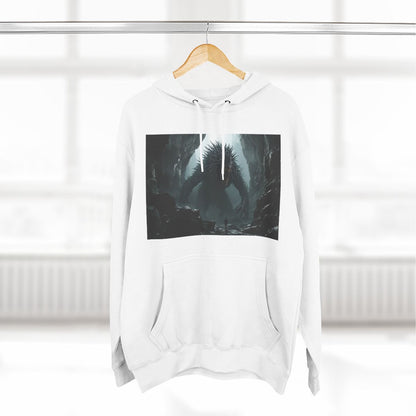 Color: White | Size: S | Product: The Gorge Monster Photorealistic Hoodie | Category: Unisex