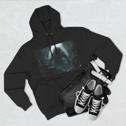 Color: Black | Size: S | Product: The Gorge Monster Photorealistic Hoodie | Category: Unisex