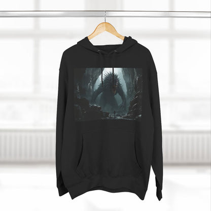 Color: Black | Size: S | Product: The Gorge Monster Photorealistic Hoodie | Category: Unisex