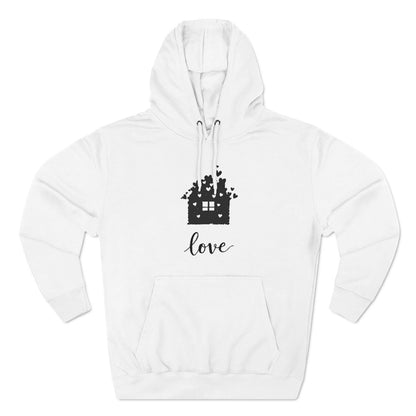 Color: White | TinyHouse Love Minimalist Hoodie