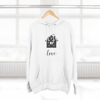 Color: White | TinyHouse Love Minimalist Hoodie