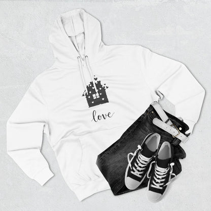 Color: White | TinyHouse Love Minimalist Hoodie