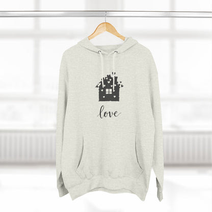 Color: Oatmeal Heather | TinyHouse Love Minimalist Hoodie