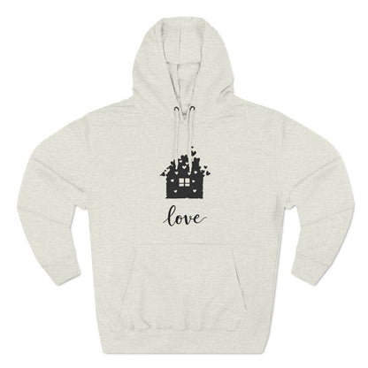 Color: Oatmeal Heather | TinyHouse Love Minimalist Hoodie