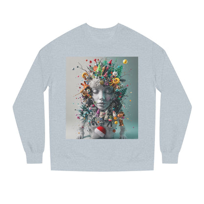 Color: Grey Heather | Size: XS | Product: Trending Photorealistic Style Crewneck | Category: Unisex