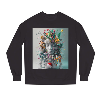 Color: Black | Size: XS | Product: Trending Photorealistic Style Crewneck | Category: Unisex