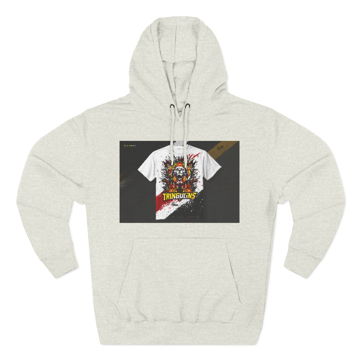 Color: Oatmeal Heather | Size: S | Product: Trinidad Basketball Essence Hoodie | Category: Unisex