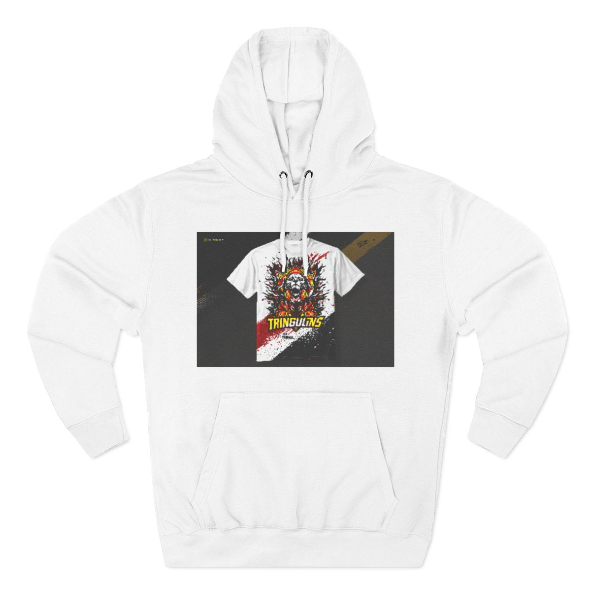 Color: White | Size: S | Product: Trinidad Basketball Essence Hoodie | Category: Unisex