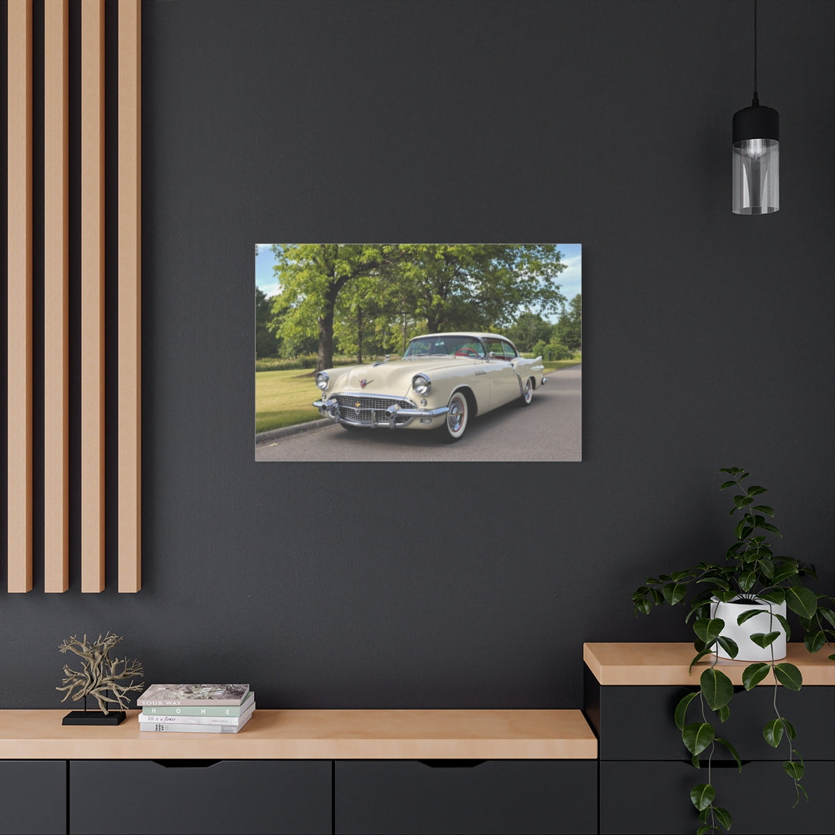 Size: 36″ x 24″ (Horizontal) | Product: Vintage Car Scenic Canvas | Category: Unisex