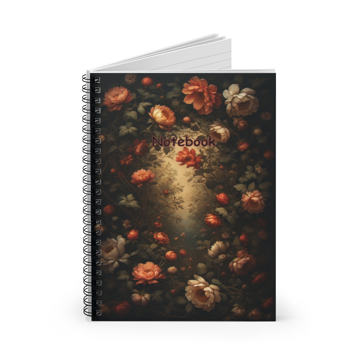 Size: One Size | Product: Vintage Floral Pattern Notebook | Category: Unisex