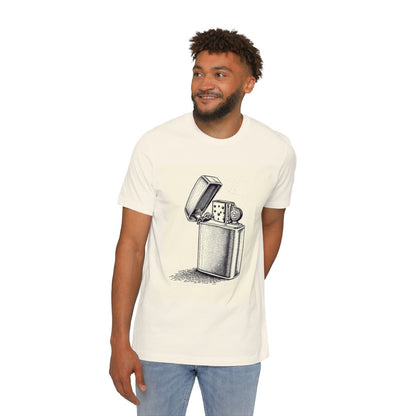 Color: Natural | Vintage Metal Lighter Stipple T-Shirt