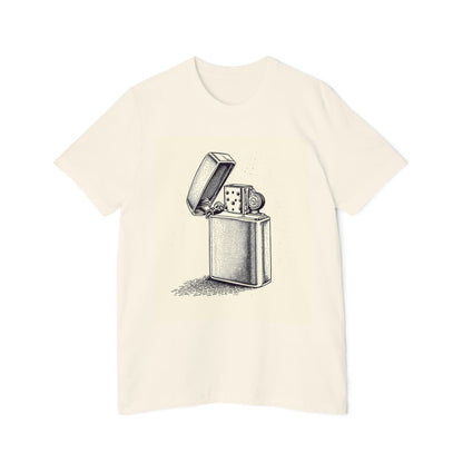 Color: Natural | Vintage Metal Lighter Stipple T-Shirt