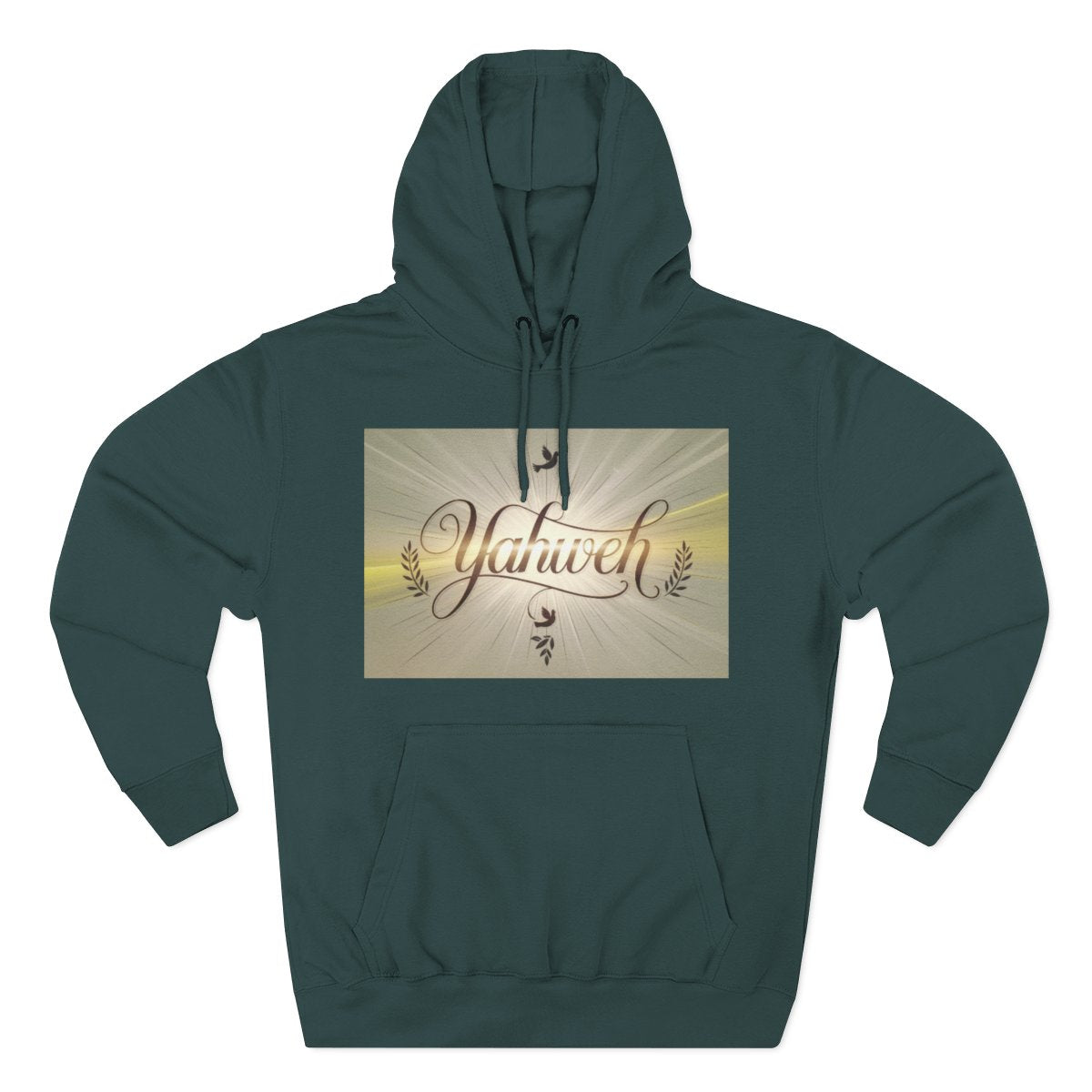 Color: Sports Green | Size: S | Product: Yahweh Spiritual Style Hoodie | Category: Unisex